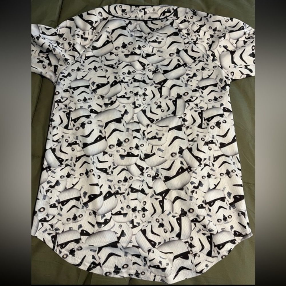Byas star wars jersey size small‎ stormtroppers very unique shirt